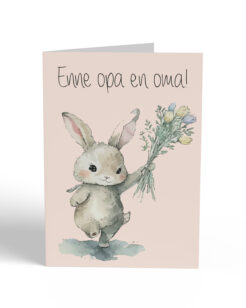 33 - Limburgse wenskaart – Enne opa en oma!