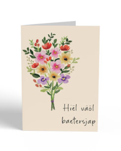 43 - Limburgse wenskaart – Hiël väöl baetersjap